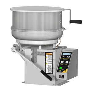 Sweet Selections® Fudge mixer with digital controls and digital display with temperature sensor.