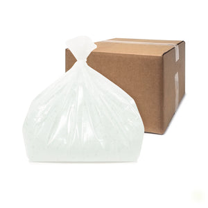 large bulk sized bag of sour cream and chives seasoning next to cardboard box