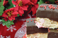 Chocolate Peppermint Bark Fudge