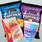 Pre-packaged snacks by Gold Medal.