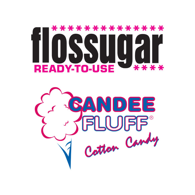 Flossugar Ready-to-Use Candee Fluff Cotton Candy logo