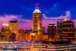 City Skyline of Indianapolis
