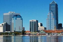 City Skyline of Jacksonville Florida