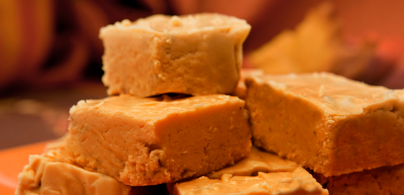 Praline Pumpkin Spice Fudge