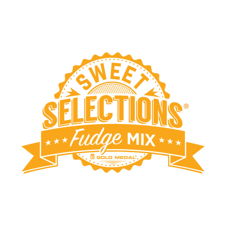 Sweet Selections Fudge Mix Gold Meal logo