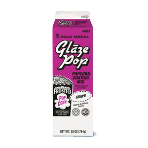 28-ounce carton of Grape Glaze Pop