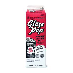 28-ounce carton of Red Cinnamon Glaze Pop