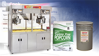 PopClean® Popper Series Bucket Pump Oil Calibration & Popping with Touch Screen Controls