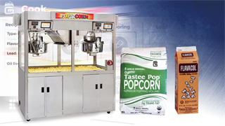 PopClean® Popper Series Salt & Butterfly popping instructions with Touch Screen Controls