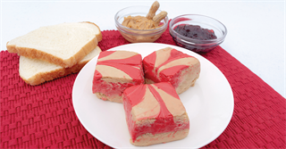 Peanut Butter & Jelly Fudge
